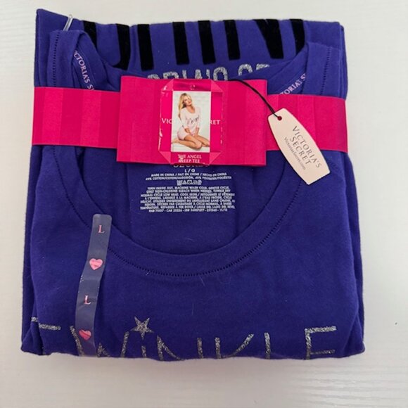 Victoria's Secret Other - NWT Victoria's Secret Angel Sleep Tee, Purple, Large